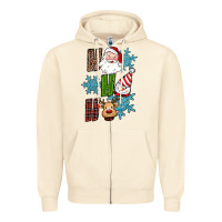 Sandshell ho ho ho christmas Zipper Hoodie - RanaPortraitStore