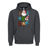 Smoke ho ho ho christmas Zipper Hoodie - RanaPortraitStore