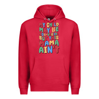 Cardinal my child may be non verbal but this mama ain't Premium Hoodie - MaliasSmallBusiness