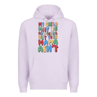 Lilac my child may be non verbal but this mama ain't Premium Hoodie - MaliasSmallBusiness