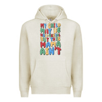 Oatmeal Heather my child may be non verbal but this mama ain't Premium Hoodie - MaliasSmallBusiness