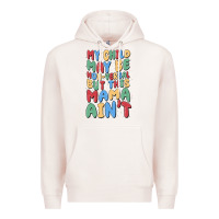 Pale Pink my child may be non verbal but this mama ain't Premium Hoodie - MaliasSmallBusiness