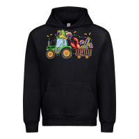 Black mardi gras tractor Urban Hoodie - MaliasSmallBusiness