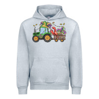 Heather Grey mardi gras tractor Urban Hoodie - MaliasSmallBusiness