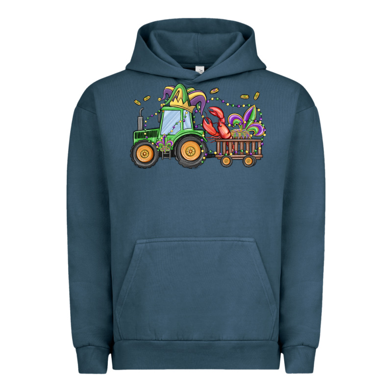 Mardi Gras Tractor Urban Hoodie by MaliasSmallBusiness | Teevron