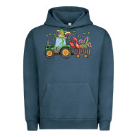 Pigment Midnight Navy mardi gras tractor Urban Hoodie - MaliasSmallBusiness