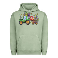 Pigment Oil Green mardi gras tractor Urban Hoodie - MaliasSmallBusiness