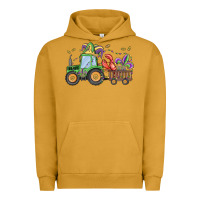 Pigment Peanut Butter mardi gras tractor Urban Hoodie - MaliasSmallBusiness