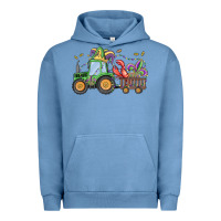 Pigment Pebble Blue mardi gras tractor Urban Hoodie - MaliasSmallBusiness