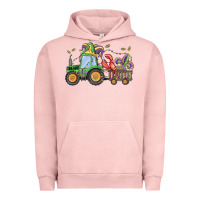 Pigment Salmon mardi gras tractor Urban Hoodie - MaliasSmallBusiness