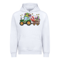 White mardi gras tractor Urban Hoodie - MaliasSmallBusiness