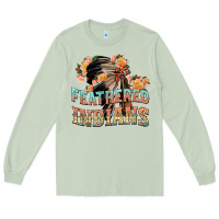 Matcha feathered indians Long Sleeve Tee - texasbilliewilder