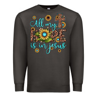 Smoke all my hope is in jesus Premium Sweatshirt - JahusDesignShop