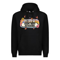 Black ask me about my pronouns Premium Hoodie - MaliasSmallBusiness