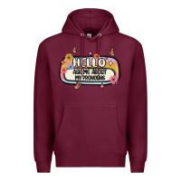 Ask Me About My Pronouns Premium Hoodie | Teevron