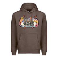 Coffee ask me about my pronouns Premium Hoodie - MaliasSmallBusiness