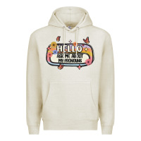 Oatmeal Heather ask me about my pronouns Premium Hoodie - MaliasSmallBusiness