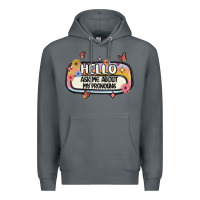 Rock ask me about my pronouns Premium Hoodie - MaliasSmallBusiness
