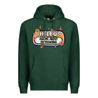 Sports Green ask me about my pronouns Premium Hoodie - MaliasSmallBusiness