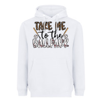 White take me to the ballpark Heavyweight Hoodie - CowhideDigitalArt