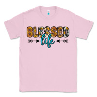 Bubblegum Pink blessed life Classic Tee - Zillion Design Studio