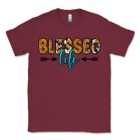 Burgundy blessed life Classic Tee - Zillion Design Studio