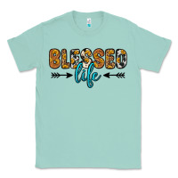 Seafoam blessed life Classic Tee - Zillion Design Studio