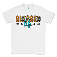 White blessed life Classic Tee - Zillion Design Studio