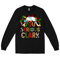 Black you serious clark Long Sleeve Tee - Zillion Design Studio