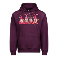 Mauve Wine love gnomes valentine's day Urban Hoodie - MaliasSmallBusiness