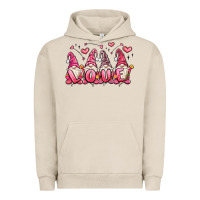 Pigment French Oak love gnomes valentine's day Urban Hoodie - MaliasSmallBusiness