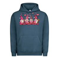 Pigment Midnight Navy love gnomes valentine's day Urban Hoodie - MaliasSmallBusiness