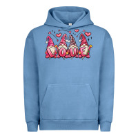 Pigment Pebble Blue love gnomes valentine's day Urban Hoodie - MaliasSmallBusiness