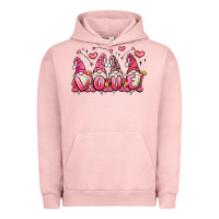 Pigment Salmon love gnomes valentine's day Urban Hoodie - MaliasSmallBusiness