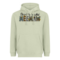 Matcha blessed meemaw Heavyweight Hoodie - CowhideDigitalArt
