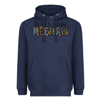 Navy blessed meemaw Heavyweight Hoodie - CowhideDigitalArt