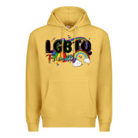 Antique Gold lgbtq  friendly Premium Hoodie - MaliasSmallBusiness