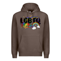 Coffee lgbtq  friendly Premium Hoodie - MaliasSmallBusiness