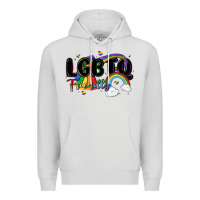 Dove Grey lgbtq  friendly Premium Hoodie - MaliasSmallBusiness