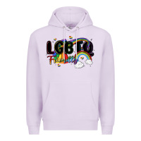 Lilac lgbtq  friendly Premium Hoodie - MaliasSmallBusiness