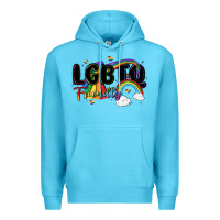 Ocean Blue lgbtq  friendly Premium Hoodie - MaliasSmallBusiness