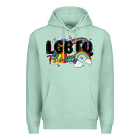 Seafoam lgbtq  friendly Premium Hoodie - MaliasSmallBusiness