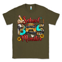 Army Green school bus monitor Classic Tee - texasbilliewilder