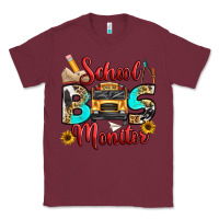 Burgundy school bus monitor Classic Tee - texasbilliewilder