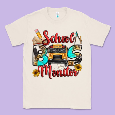 School Bus Monitor Classic Tee Designed By Texasbilliewilder