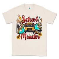 Natural school bus monitor Classic Tee - texasbilliewilder