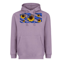 Lavender american flag sunflowers 16oz libbey cup Heavyweight Hoodie - HRA Design Shop