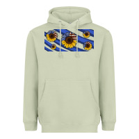 Matcha american flag sunflowers 16oz libbey cup Heavyweight Hoodie - HRA Design Shop