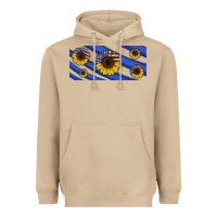 Mushroom american flag sunflowers 16oz libbey cup Heavyweight Hoodie - HRA Design Shop