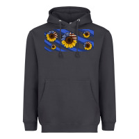 Smoke american flag sunflowers 16oz libbey cup Heavyweight Hoodie - HRA Design Shop